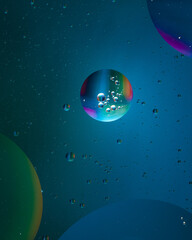 water splash on color background. abstract liquid background