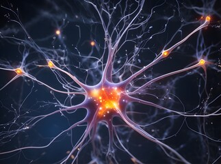 Neurons Firing At Full Speed