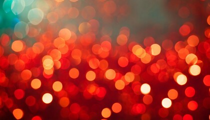 holiday bokeh red lights background