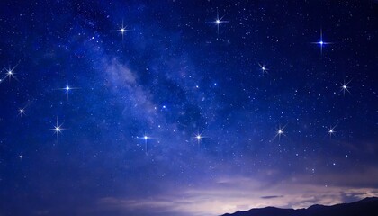 blue night starry sky space background for screensaver astrology horoscope zodiac signs - obrazy, fototapety, plakaty