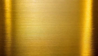 Fotobehang aluminum brushed gold background © Mary