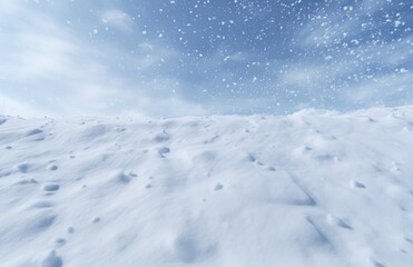 Fototapeta na wymiar a close up photo of white snow texture