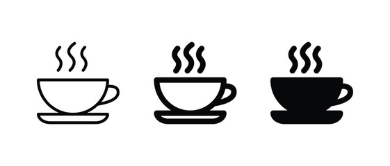 Coffee icon vector illustration for web, ui, and mobile apps