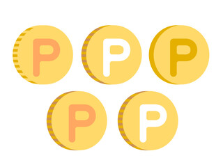 ポイントコインのイラスト