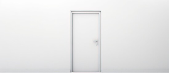 Contemporary PVC door displayed on white backdrop