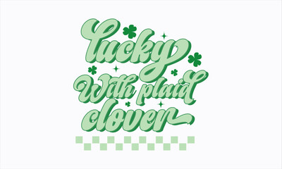 Fototapeta premium Retro St patrick's Day SVG Design, St patrick's Day Sublimation Design