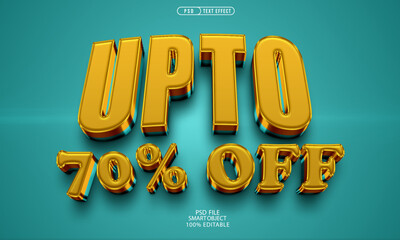 3d editable text effect, suitable for promotional Use