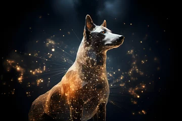 Foto op Plexiglas animals made out of constellations © fadi