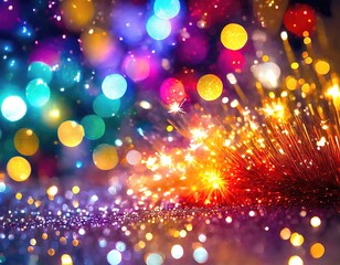 Obraz premium new year fireworks, colorful background