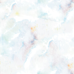 Fototapeta na wymiar Tie Dye Space. Blue Fog Cloud. Shibori Texture. Grey Cloud Pattern. Tie Dye Watercolor. Blue Cloudy Texture. Tie Dye Effect Pattern. Gray Seamless Light. Cloud White Design. Light Watercolour Texture.
