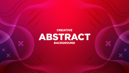Vector Abstract Red Gradient Colour Background