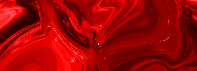 Dark Red color beautiful fluid abstract marble oil paint background,  - obrazy, fototapety, plakaty