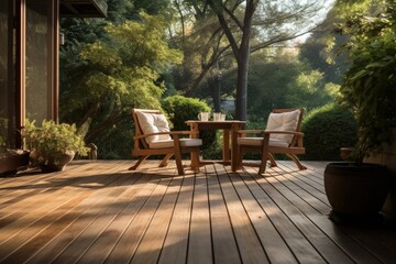 Minimalist balcony outdoor design