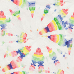 Naklejka premium Tie Dye Rainbow Paint. Seamless Tie Dye. Blue Color Swirl Pattern. Vector Tiedye Peace. Blue Tie Dye. Abstract Spiral Pattern. Grunge Rainbow Pattern. 1960 Stripe Tye Dye. Swirl Tie Dye
