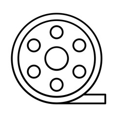 Film Reel Icon Design