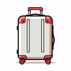 luggage isolated on white background