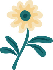 Abstract flower designs.