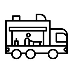 Obraz premium Food Truck Icon