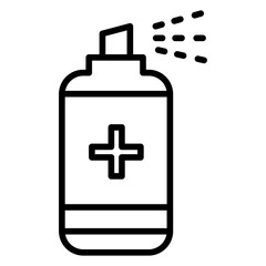 Obraz premium Medical Spray Icon