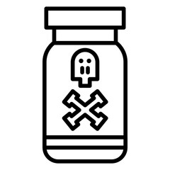 Obraz premium Poison Icon