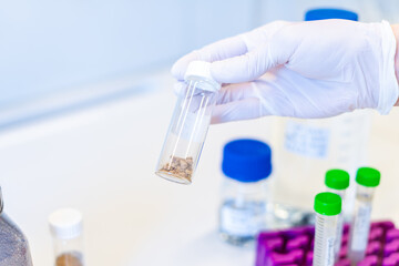 Labor Glas mit Pulver © eremit08