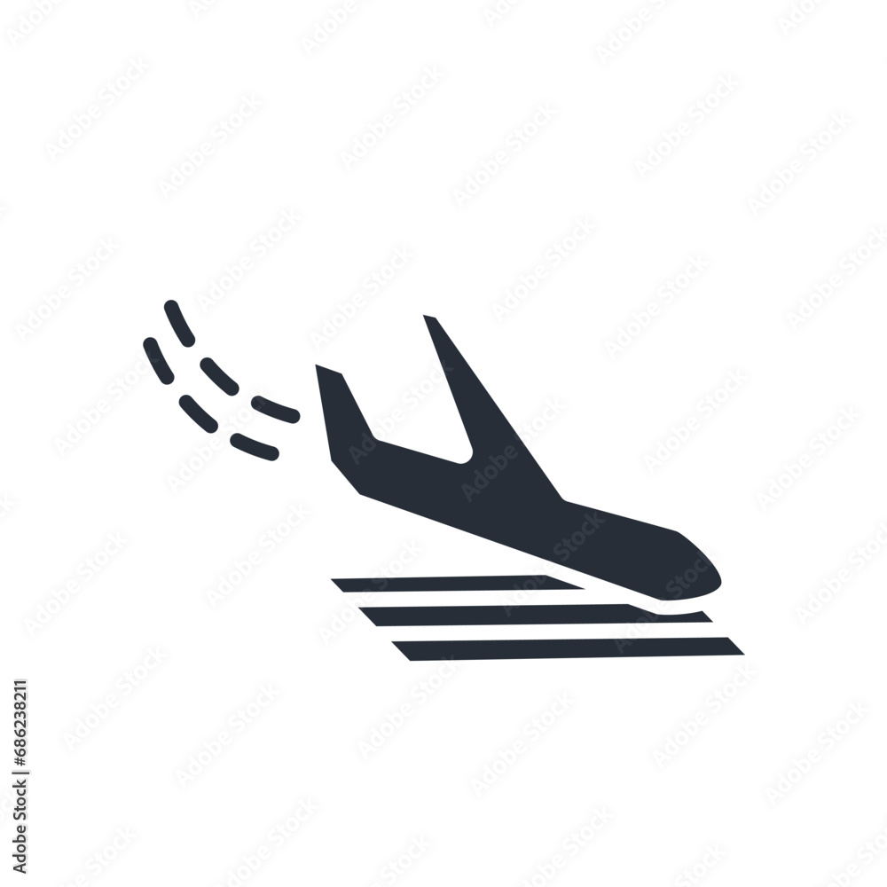 Poster landing icon. vector.editable stroke.linear style sign for use web design,logo.symbol illustration.