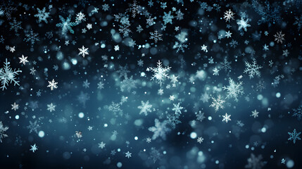 Obraz premium Winter flakes background design 