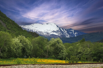 Mountain massif Trollheimen, Norway
