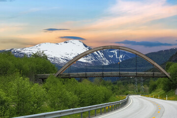 Mountain massif Trollheimen, Norway