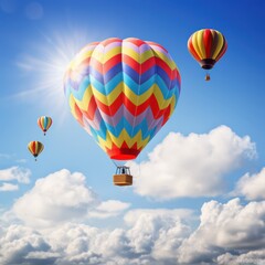 Fototapeta premium Colorful Hot Air Balloon Festival