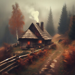 house in the forest