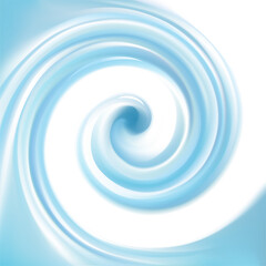 Vector background of blue swirling water texture