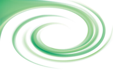 Vector background of bright green swirls