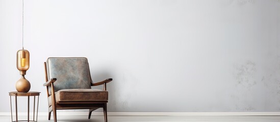 White background with a chic chair an interior must have