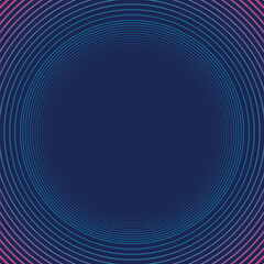 Futuristic abstract background. Glowing circle lines design. Modern shiny blue and pink geometric lines pattern. Future technology concept