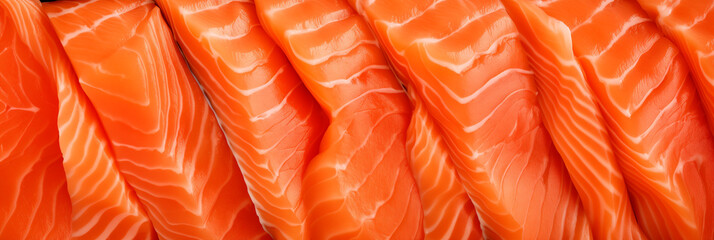fresh salmon steak fish background