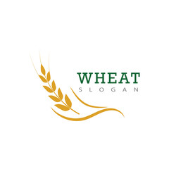 Wheat Logo template vector illustration design