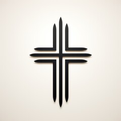 minimalistic logo in the shape of a cross