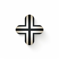 Obraz premium minimalistic logo in the shape of a cross