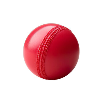 cricket ball isolated on white transparent background PNG isolated