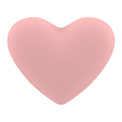 Pink heart for Valentine