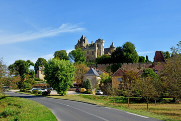 Fototapeta na wymiar Vitrac; France - october 7 2023 : picturesque old village