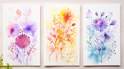 DIY Watercolor Note Paper Backgrounds: Adding Artistic Flair to Your Digital Canvas