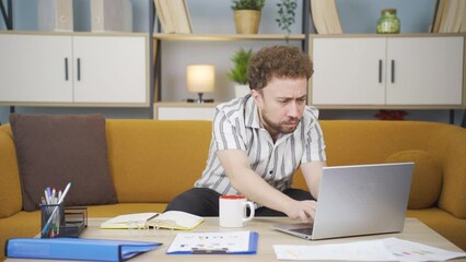 Disappointment, business going bad.