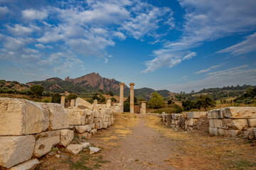 The Temple of Artemis at Sardis, the fourth largest temple of the Ionic order in the world, is an...