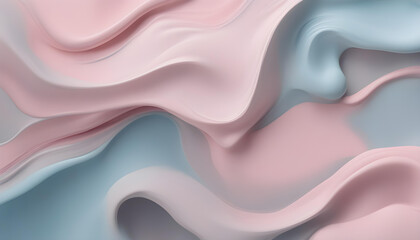 Obraz premium Abstract pastel pink and blue color paint with pastel gray background