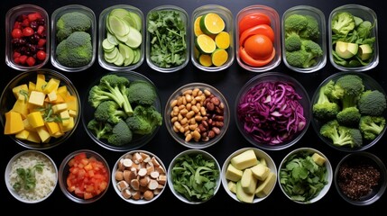 How to create and stick to a weekly meal prep routine for healthier eating? - obrazy, fototapety, plakaty