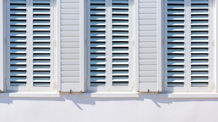 patterns of ventilation grilles on the exterior of the house - obrazy, fototapety, plakaty