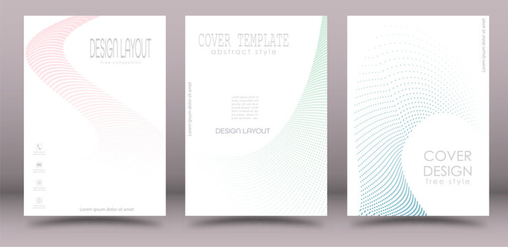 Abstract pattern. Template for the design of banners, posters and posters. Layout of the book cover, brochures, booklets and catalogs. An idea for creative design