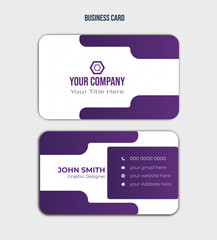 Clean Professional Business card template
